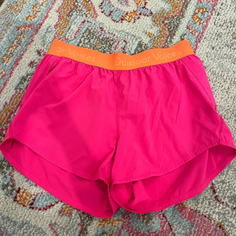CUTEST OUTDOOR VOICES SHORTS
